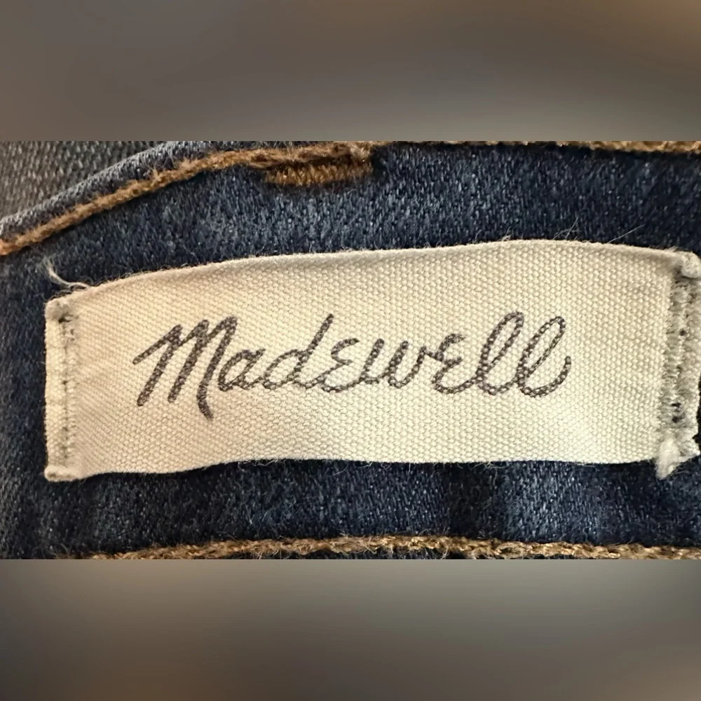 Madewell Dark Wash 10” High Rise Skinny Jeans